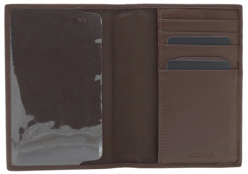 Обложка для паспорта коричневая Bruno Perri В-0591/2 BP