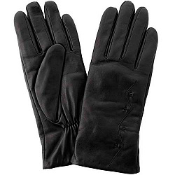 Женские перчатки чёрные Giorgio Ferretti 30089 IK A1 black GF