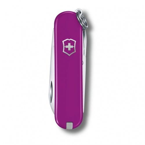 Нож-брелок, 58 мм, 7 функций, фиолетовый Victorinox 0.6223.52G GS