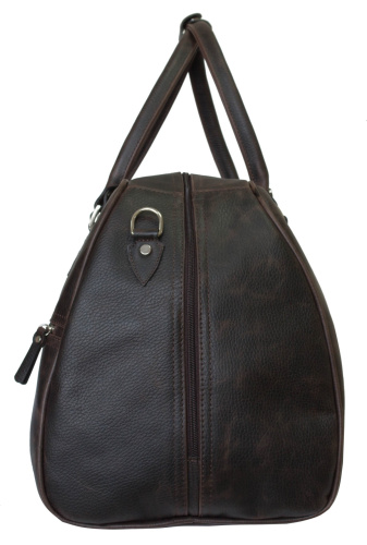 Кожаная дорожная сумка, коричневая Carlo Gattini 4007-02