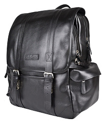 Кожаный рюкзак Montalbano black Carlo Gattini 3097-01