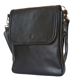 Кожаная мужская сумка, черная Carlo Gattini 5027-01