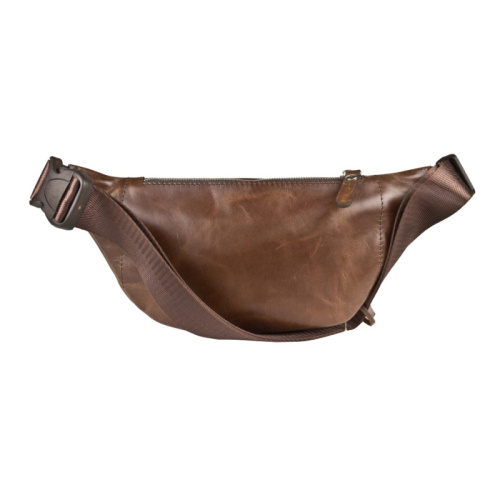 Кожаная поясная сумка Scarlino brown Carlo Gattini 7018-04