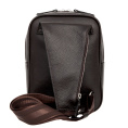 Сумка слинг, коричневая Sergio Belotti 7072 Napoli dark brown