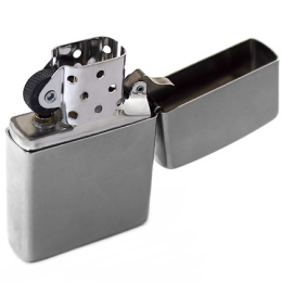 Зажигалка Flame с покр. Brushed Chrome серебристая Zippo 200 FLAME GS
