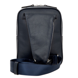 Сумка слинг, синяя Sergio Belotti 7072 Napoli blue